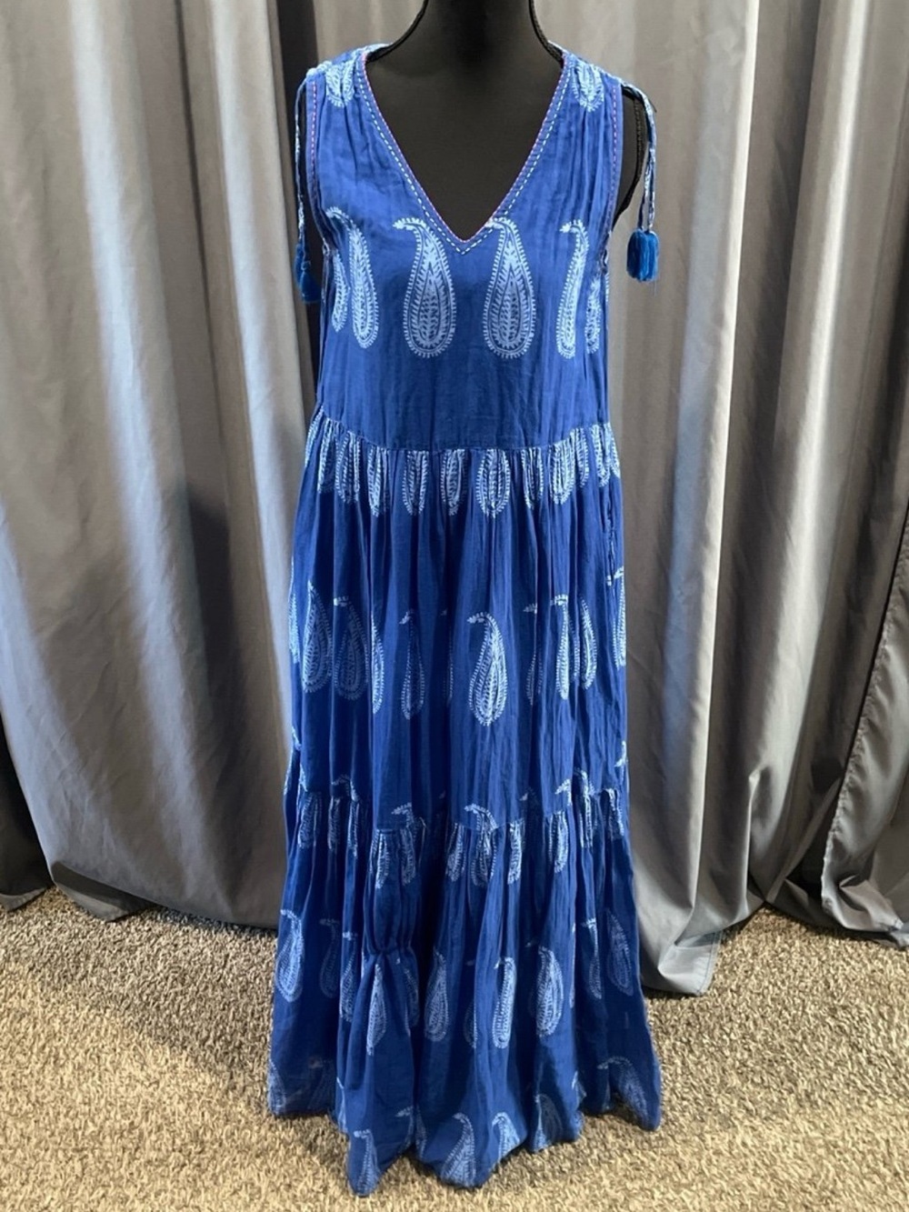 Dolma asmara 100% cotton maxi dress size small